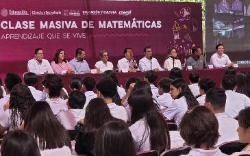 Sonora participa en Clase Masiva de Matemáticas impulsada por SEP y Secihti